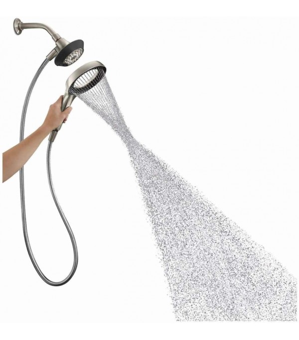 KOHLER Converge Dual 3 Spray Hand Held Shower Head Combo w/Magnetic ...